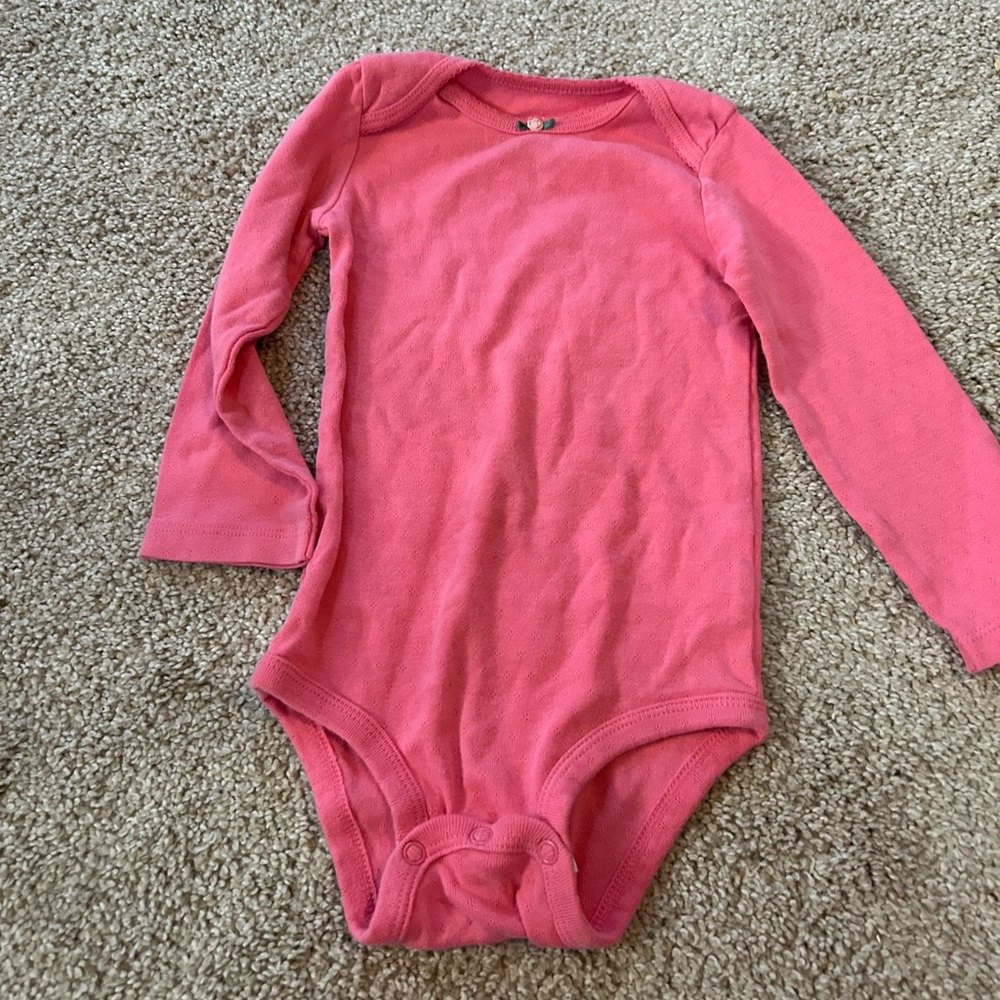 Carters 18 Month Pink Onesie